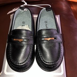 Black loafers